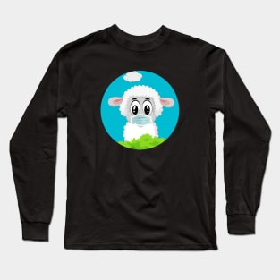 Masked Sheep Baby Sheep Long Sleeve T-Shirt